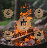 16 Kg getrocknetes Kaminholz BIRKE in 20-25cm /oder 30 cm Scheitlänge