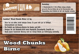 Birne Wood Chunks 1 Kg Schüttware oder 1,5 Kg Box – Räucherklötze Grillholz Smokerholz Räucherholz Holzstücke