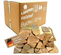 20 kg getrocknetes Kaminholz BUCHE in 25 cm oder 30 cm Scheitlänge