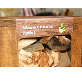 APFEL Wood Chunks 1 kg Schüttware oder 1,5 kg Box – Räucherklötze Grillholz Smokerholz Räucherholz Holzstücke