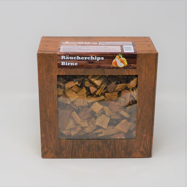 Birne Räucherchips Box 3 Liter  oder  5 Liter Schüttware Landree®