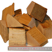 BUCHE Wood Chunks 1 kg Räucherklötze Grillholz Smokerholz Räucherholz Holzstücke