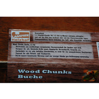 BUCHE Wood Chunks 1 kg Schüttware oder 1,5 kg Box – Räucherholz BBQ Chips Späne Smoker Grill Räucherklötze Holz Stücke