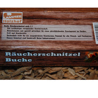 Buche Räucherschnitzel Box 3 Liter oder 5 Liter Schüttware, grobe Körnung – Späne Wood Chips Grill Smoker BBQ Räucherholz