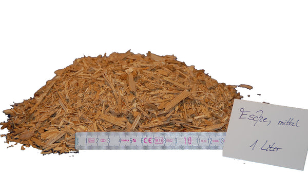Ash-Tree Räucherschnitzel mittlere Körnung 5-Liter / Wood Cuttings