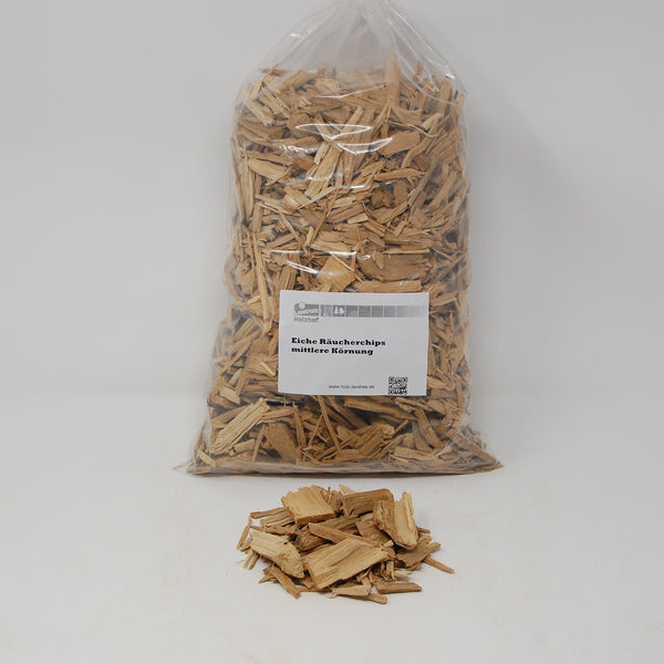 Eiche Räucherchips 5 Liter Landree® Chips für Grill Smoker BBQ