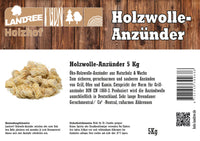 Landree® Holzwolle-Anzünder Kamin-Anzünder für Grill Smoker Kamin - schwere Qualität für lange Brenndauer