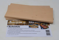 Buche BBQ Grillbrett Räucherbrett Planks 2Stk  Landree®