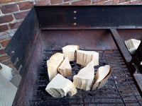 Pflaume Grill-Holz - die (saubere) Alternative zu Kohle oder Briketts
