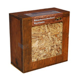 Kastanie Räucherschnitzel Box 3 Liter oder 5 Liter Schüttware, grobe Körnung - Späne Wood Chips Grill Smoker BBQ Räucherholz