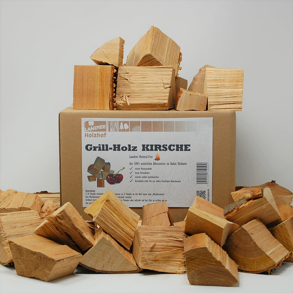 Kirsche Grill-Holz - die (saubere) Alternative zu Kohle oder Briketts