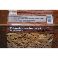 Kirsche Räucherschnitzel Box 3 Liter oder 5 Liter Schüttware, grobe Körnung – Späne Wood Chips für Grill Smoker BBQ