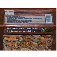 Schwarzwälder Räucherschnitzel Box 3 Liter oder 5 Liter Schüttware, grobe Körnung -Wood Cuttings für Grill Smoker BBQ