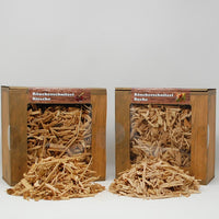 Starter Set Smokers-Friend: Zweierpack Räucherschnitzel der Holzsorten Kirsche und Buche