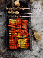 Gegrillte Paprika und Tomate 